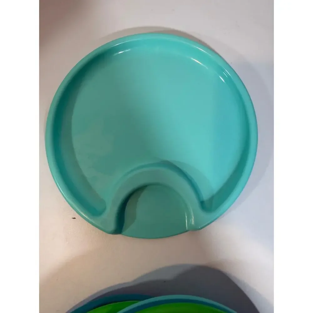 Pampered Chef Party Outdoor Picnic Plastic Plates Set of 6 -p;#2823 Retired